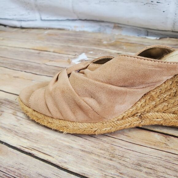 Sam Edelman by Circus Wedge Sandal Size 9.5 Tan - Picture 2 of 11